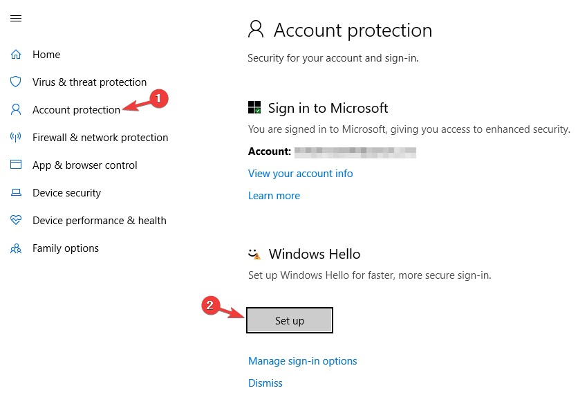 Windows Security pin and passwords